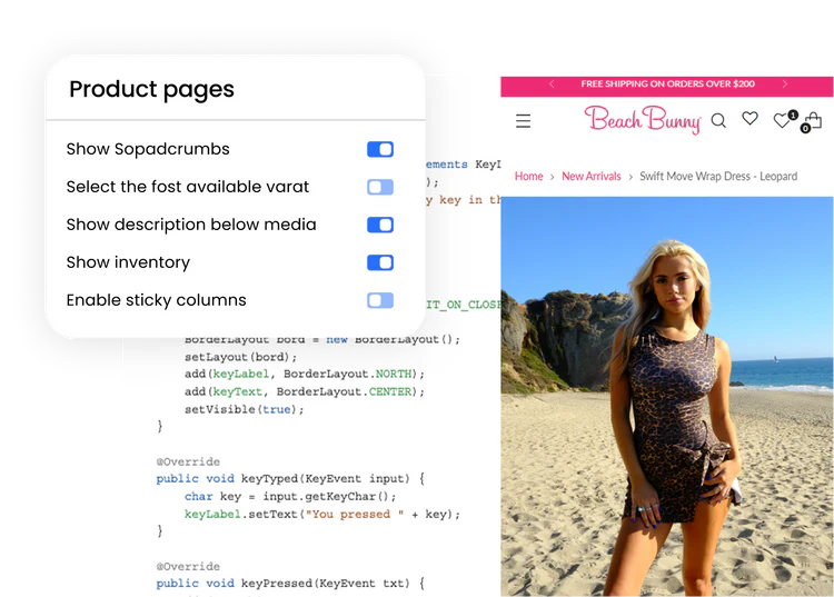 Shopify Store Development - UI and Code