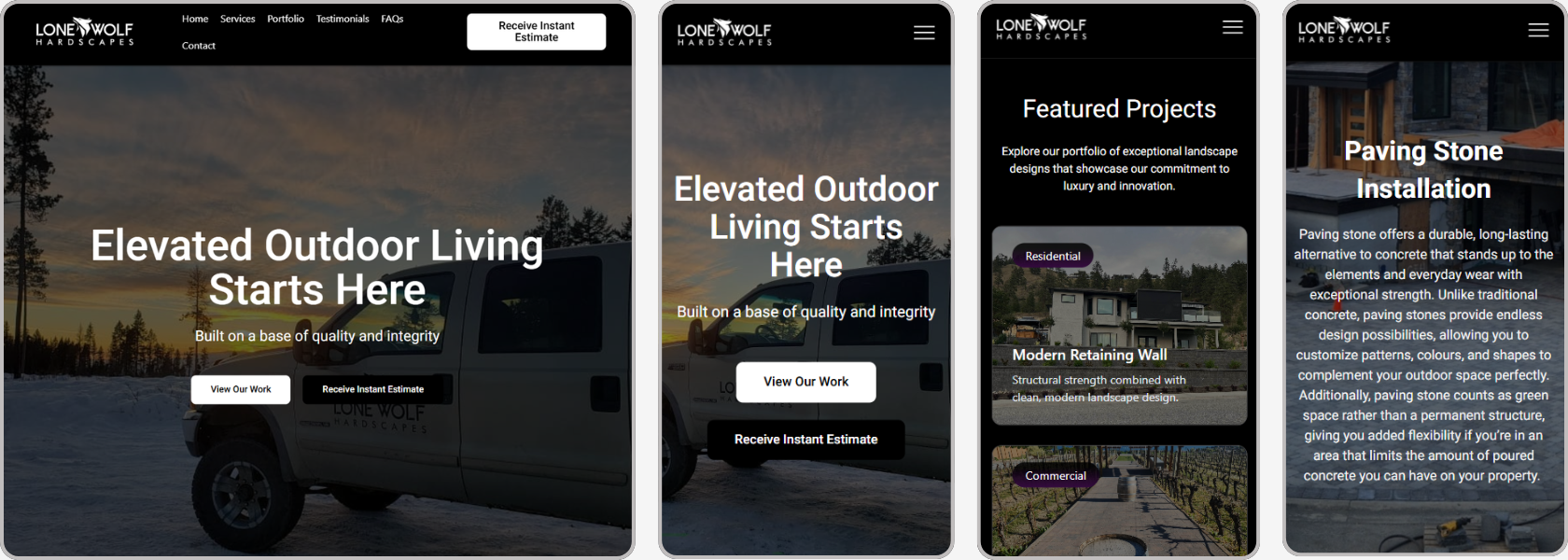 Lone Wolf Hardscapes – Custom Pricing & Lead Optimization - Featured