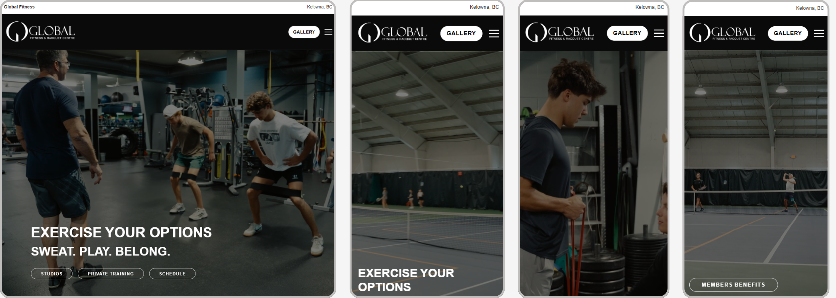 Global Fitness Racquet Centre – Fully Custom WordPress Architecture - Featured