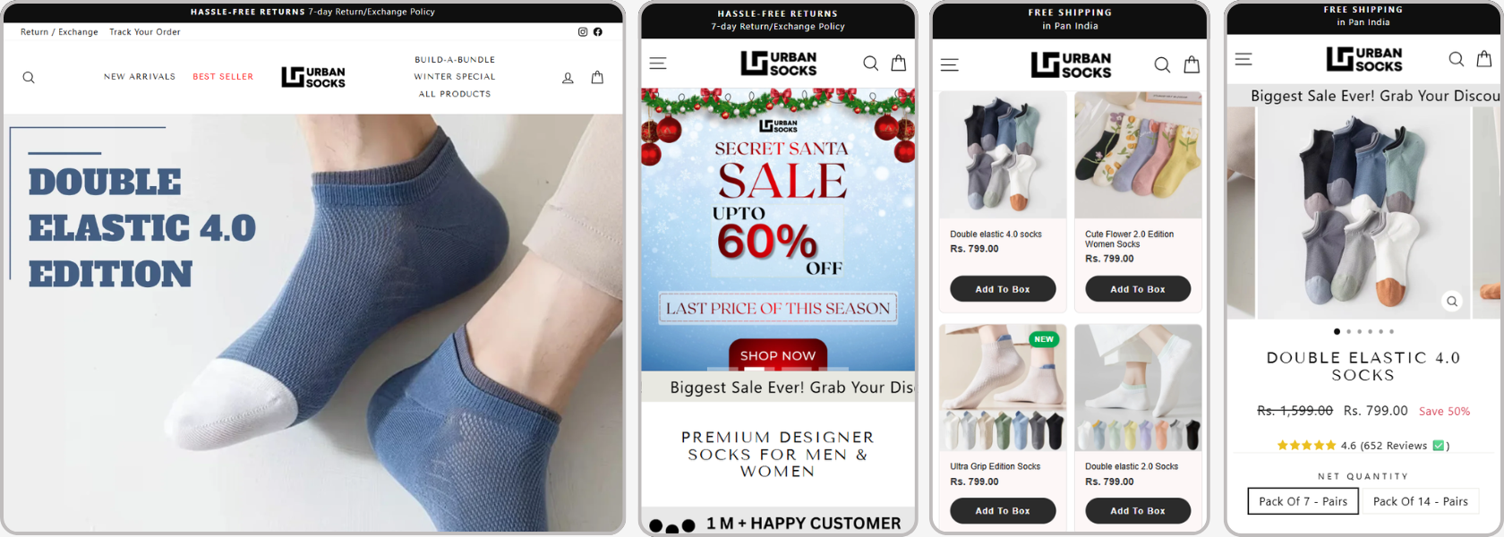 Custom Bundle Builder & Upsell Integration for Urban Socks - Featured